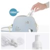 FUTISKY 4-Pack Mini Plastic Foaming Soap Pump Dispenser Bottles, BPA-Free,