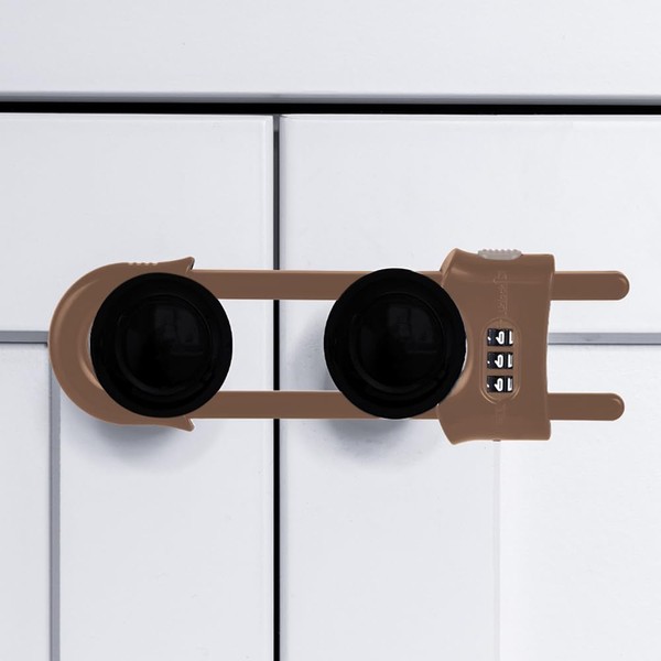 1 Packs Sliding Cabinet Locks, Baby Proofing U-shaped Child Safety