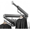 Puixieom Mounted Wall Drying Rack, Laundry Hanger Dryer Rack, Laundry