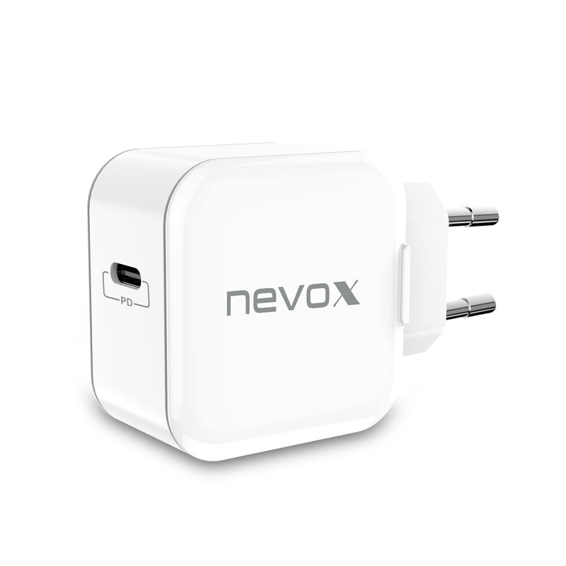 nevox 1880 USB PD Type C Charger 20 Watt White