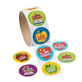 I Love to Read Stickers - 1 Piece - Educational and Learning Activities for Kids