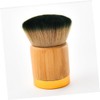Ipetboom 3pcs Bamboo Handle Nylon Bristles Powder Brush for Cosmetics