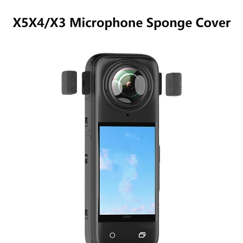 For Insta360 X5 X4 X3 Mic Wind Muff – Crystal
