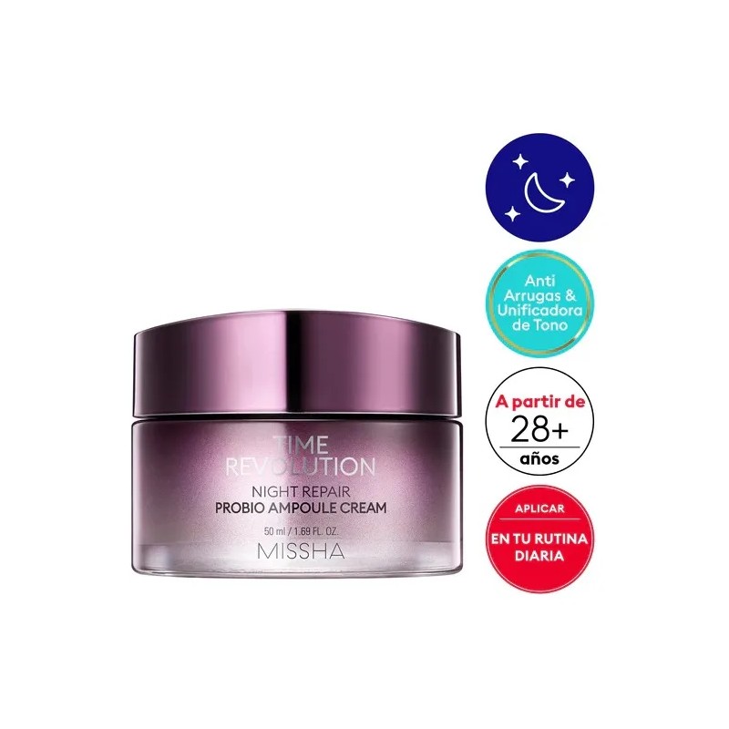 Missha Time Revolution Night Repair Probio Ampoule Cream