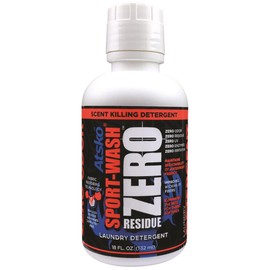 Atsko 1338Z Zero Sport-Wash Laundry Detergent 18 fl oz bottle, Black