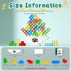 48pcs Tetra Tower Balance Stacking Attack Block Game, Tetris Swing