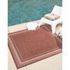 Unique Loom Outdoor Border Collection Area Rug - Soft Border