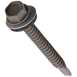 ITW Brands 50Pk #12X2" Roof Screw 21416 Self Drilling Screws Hex Head