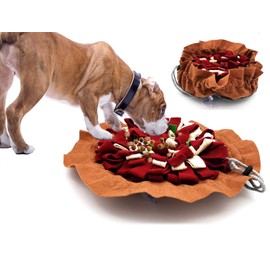 Alibuy Dogs Snuffle Mat Pet Feeding Mats Puppy Sniffing Pad,Cat Doggies Interactive Puzzle Toys for Multiple Breeds Encourages Natural Foraging Skills,Training and Stress Release