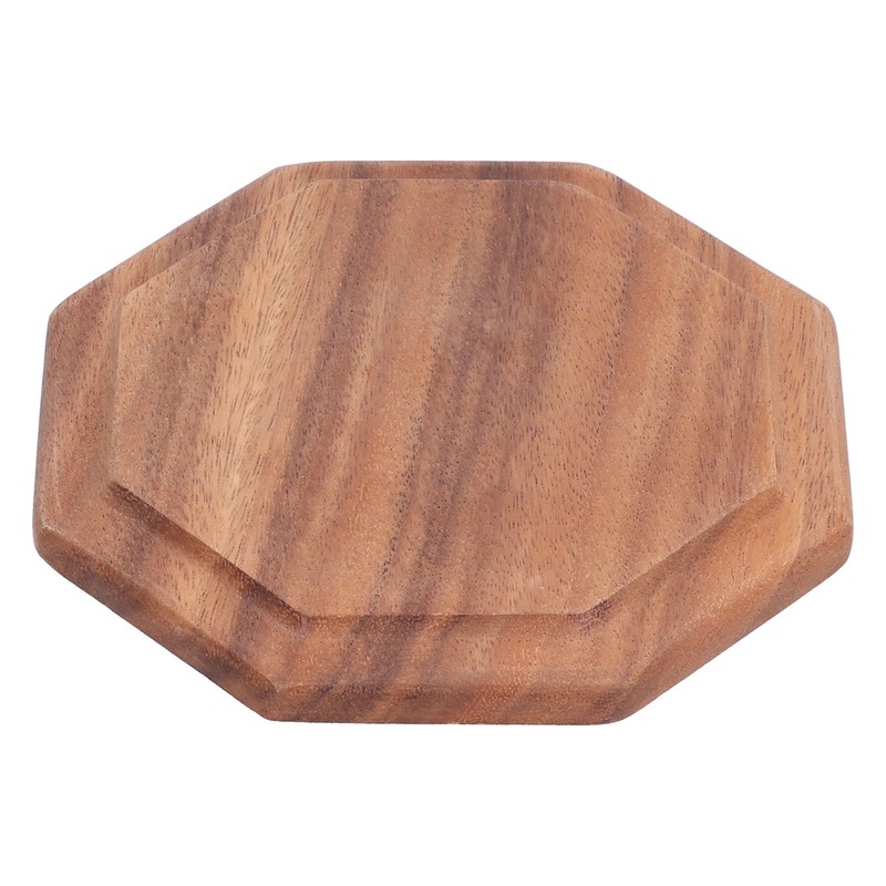 Tea Plate Natural Wood Environmental Protection Uniform Texture Odorless Serving