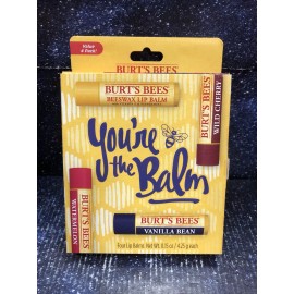 Burt's Bees You're the Balm Lip Balm Set (Beeswax, Wild Orchid, Van. Bean, Wa'M)