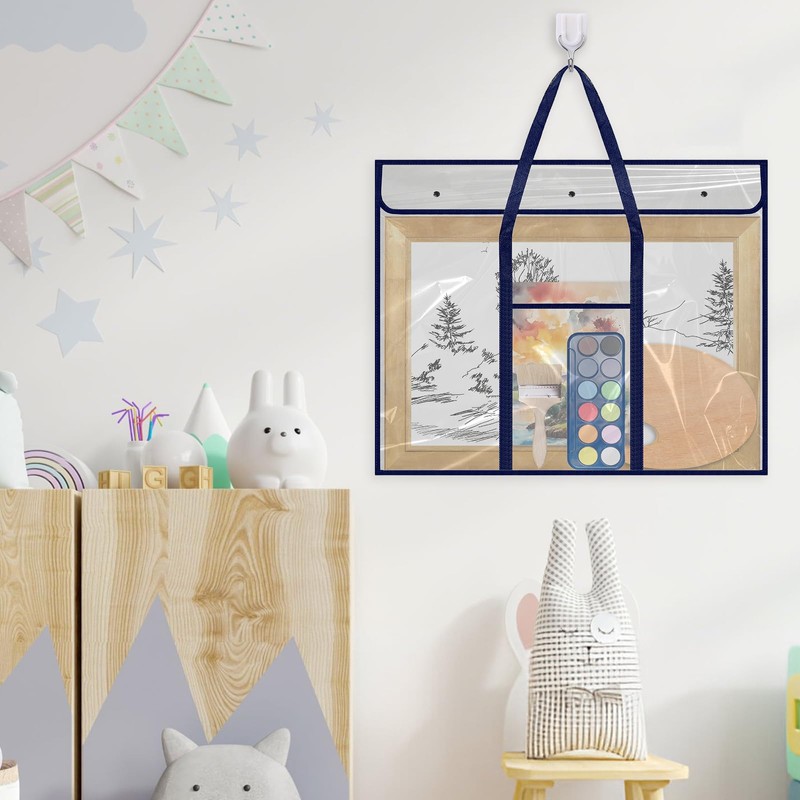 3 Pack Large Poster Storage Bag, 25.5" x 31.5" Bulletin