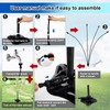 VIHOSE 2 Set Standing Misters for Outside Patio, Portable Stand