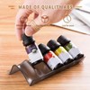 Honicemar 5 Slot Black Plastic Essential Oil Display Stand Aromatherapy