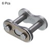 sourcing map 6Pcs #520 Chain Master Connector Link Roller, 15mm