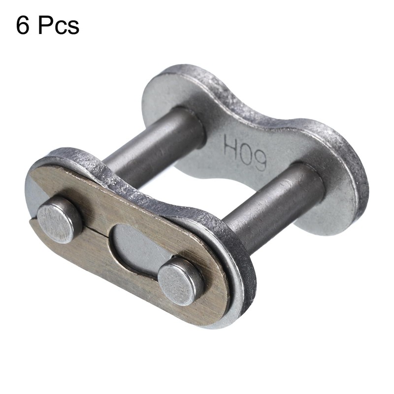 sourcing map 6Pcs #520 Chain Master Connector Link Roller, 15mm