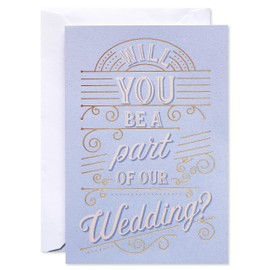 American Greetings Blank Wedding Invitations, (8-Count)