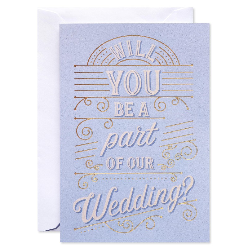 American Greetings Blank Wedding Invitations, (8-Count)