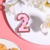 Velas de números de cumpleaños de 2.95 pulgadas, velas de