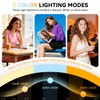 Auxmir Makeup Mirror with Lights, Double Sided 30X/1X Magnifying Mirror,