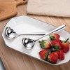 IMEEA 8-inch Mini Ladle Deep Soup Spoon SUS304 Stainless Steel