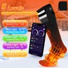 Aotomee Heated Socks for Men Women with APP Remote Control,