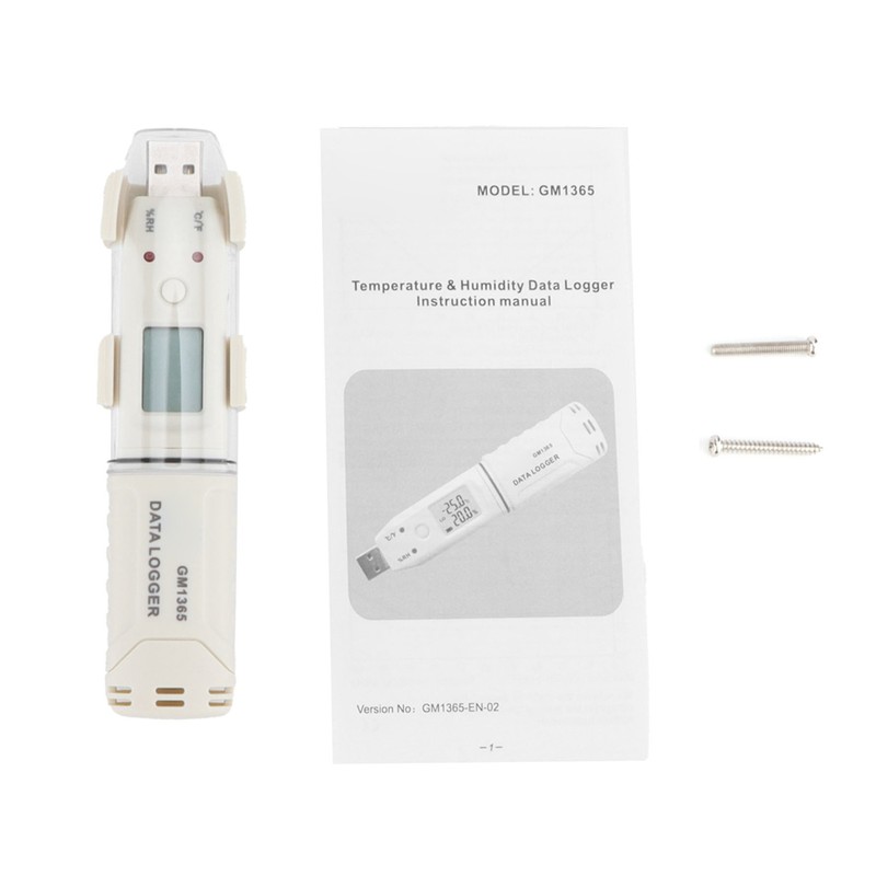 GM1365 Temperature Humidity Recorder Warehouse Thermometer for Cold Storage Laboratory