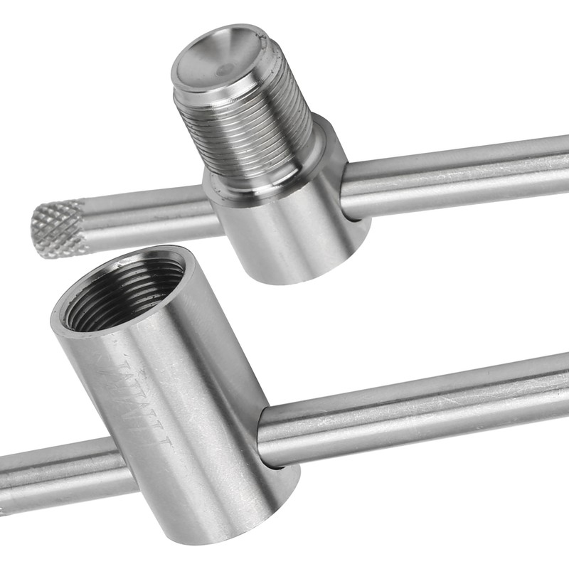 Stainless Steel Billiard Cue Tip Suppressor Tool Shaper for 11/14mm