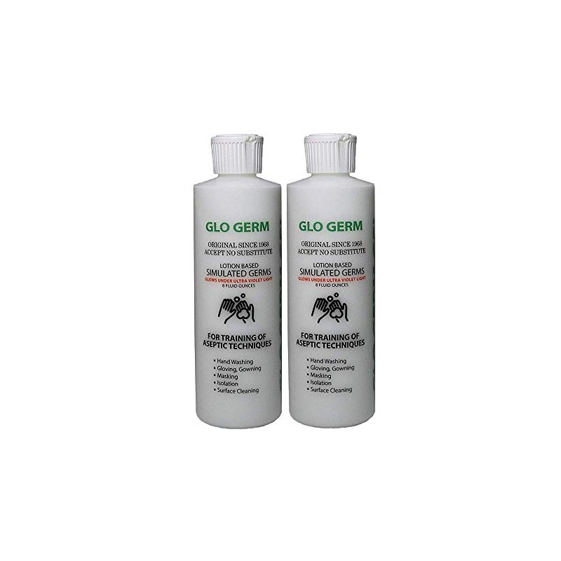 Glo Germ Gel 8 Ounce Two Pack Double Pack Glo