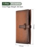 YOKIVE PU Leather Journal, 1 Pcs A6 Refillable Notebook Lined