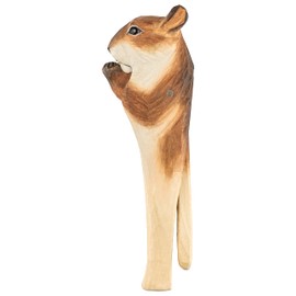 WILDLIFEGARDEN Wildlife Garden WG4996 Nutcracker Squirrel Decorative Hand Carved Nutcracker