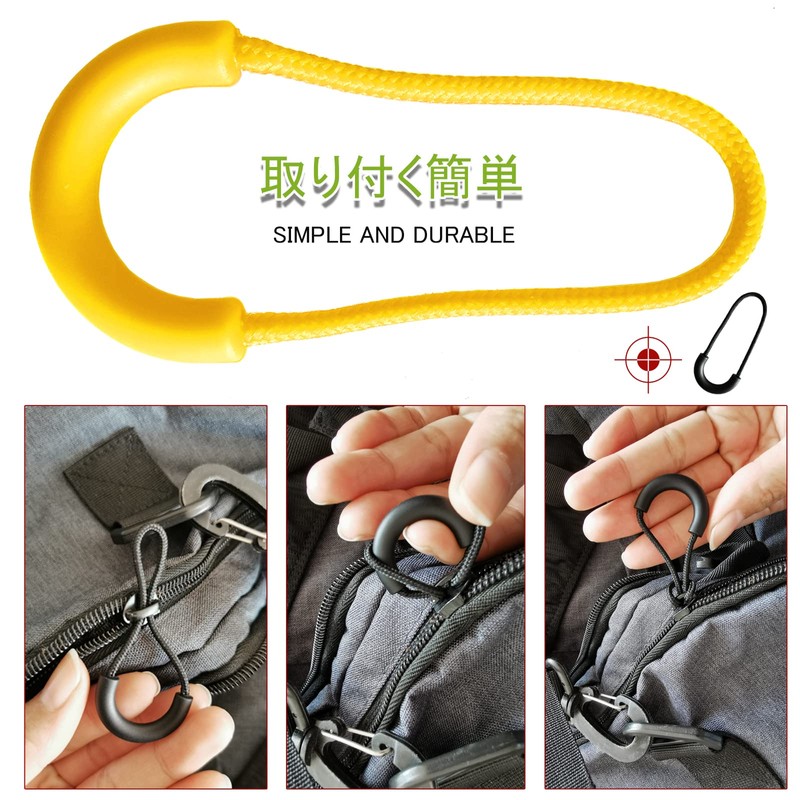 DY.2ten 10pcs Zipper Pulls Zipper Tabs Zipper Pulls Replacement Zipper