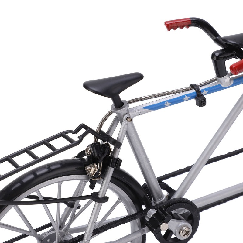 Bicycle Model Tandem Bicycle 1/10 Simulation Bike Detachable for Boys