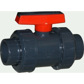 ERA New Sch 80 PVC 3 Inch True Union Ball Valve Socket Connect New Sch 80 PVC