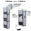 ABRA® 3 Shelf Hanging Locker Organizer for School, Gym, Work,