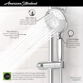 American Standard 9038154.GN0 Spectra Hand Shower, Multi-Function, 1.8 GPM, Brushed Cool Sunrise (Gold)