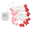 Red Heart Fairy Lights Romantic Battery Powered Love String Lights