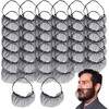 LIYANHU Beard Nets, 100Pcs Comfortable Protective Beard Nets Catering Black