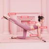Foldable Pilates Bar & Stretching Band for Home Use - Leg Exercise & Yoga Workout Equipment Women's Blue Pilates Stick [Color Box] 5ea