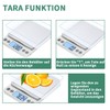 KUBEI Upgrade Large Digital Kitchen Scale, USB Charging, 5 kg
