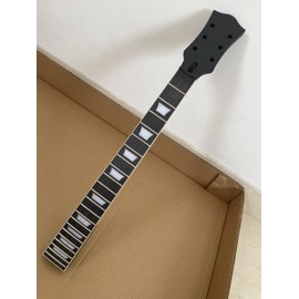Electric Guitar Neck DIY For Gibson LP Guitars Parts Replacement 22 Fret Maple Neck Rosewood Fretboard with Trapezoid Inlays Black Nut 42mm