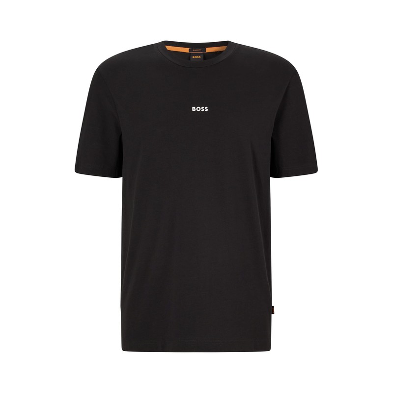 BOSS Men's TChup Relaxed Fit Stretch Cotton T-Shirt with Logo