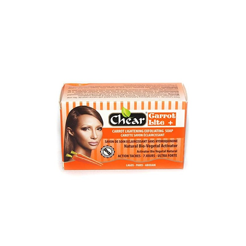Carrot Lite+ Skin Brightening Exfoliating Soap 150g - with natural