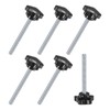 M METERXITY 6pcs Star Clamping Knobs for Machinery Electronics Furniture