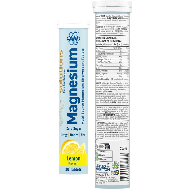 Applied Nutrition Solutions Magnesium Effervescent Tablets - 300mg Magnesium per