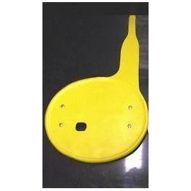 SK Desgins 80 1980 Yamaha YZ125 YZ 125 Pre Printed Number Plate Background Decal  - Add Plastic