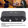 2CH Sound Amp Preamplifier Balanced Input 1/4in 6.5mm Gain Independent
