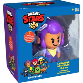 Lansay - Brawl Stars - 1 Articulated Figure 16.5 cm - Shelly - Figures of the Famous Brawl Stars Video Game - Collectible Figure - 4 Models to Choose From - Age 8+