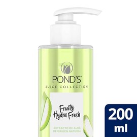 Gel Limpiador Facial Pond's Fruity Hydra Fresh Aloe 200 ml
