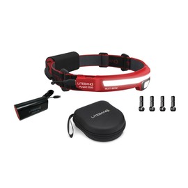 OPTIMAL VENTURES Liteband Multi-Beam Personal LED Headlamp (Red, PureHD 2500 Bundles)